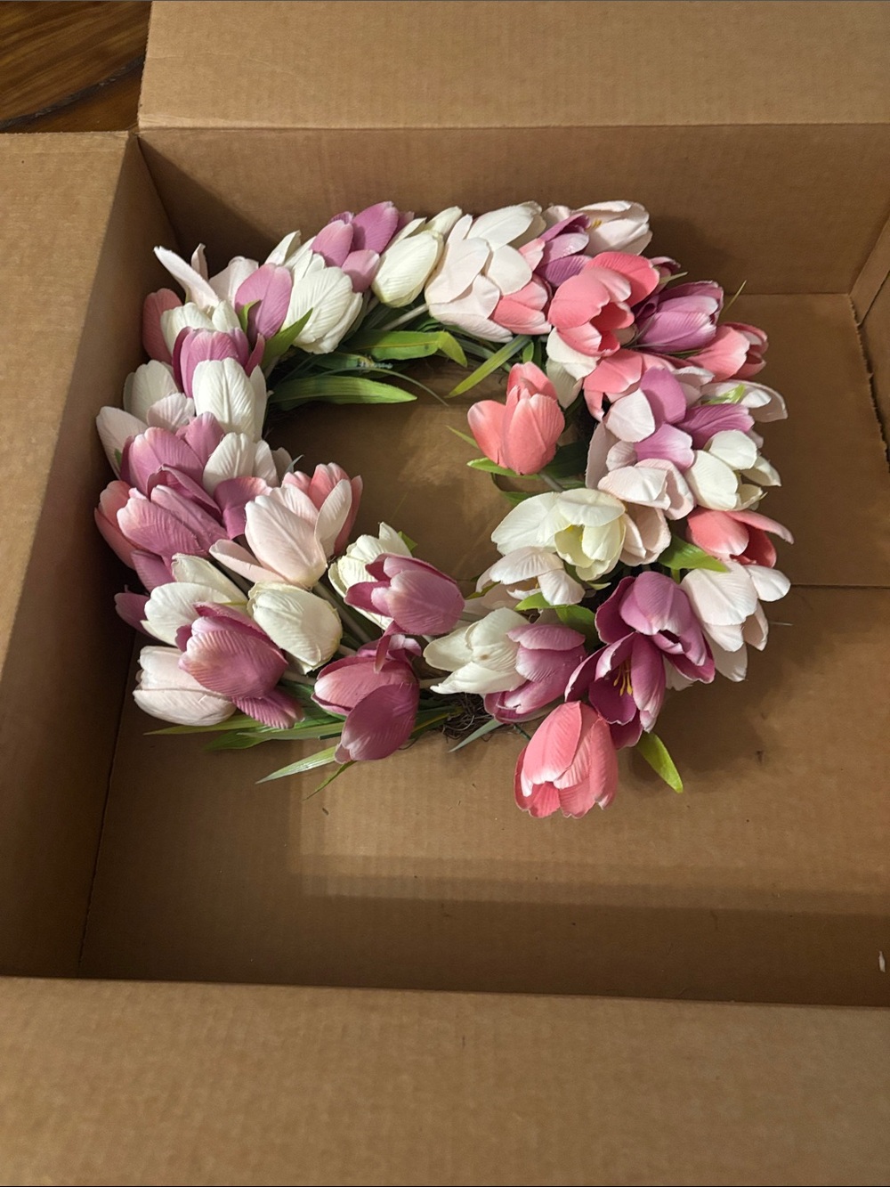 Tulip wreath
